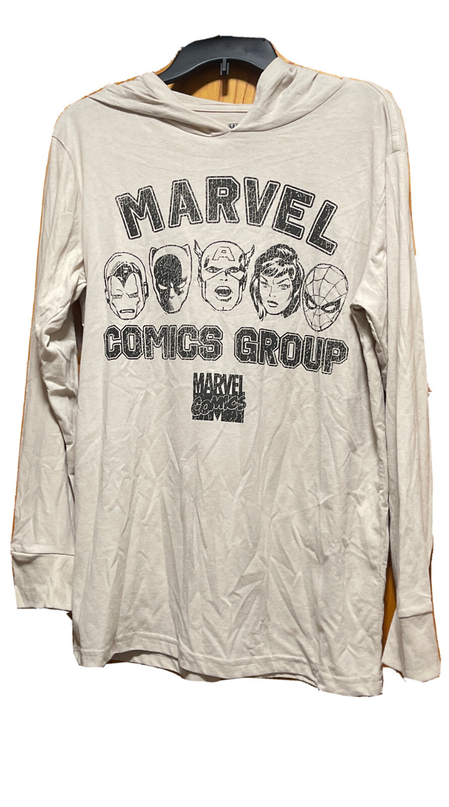 Marvel Comics hoodie small long sleeve lightweight adult unisex NEW