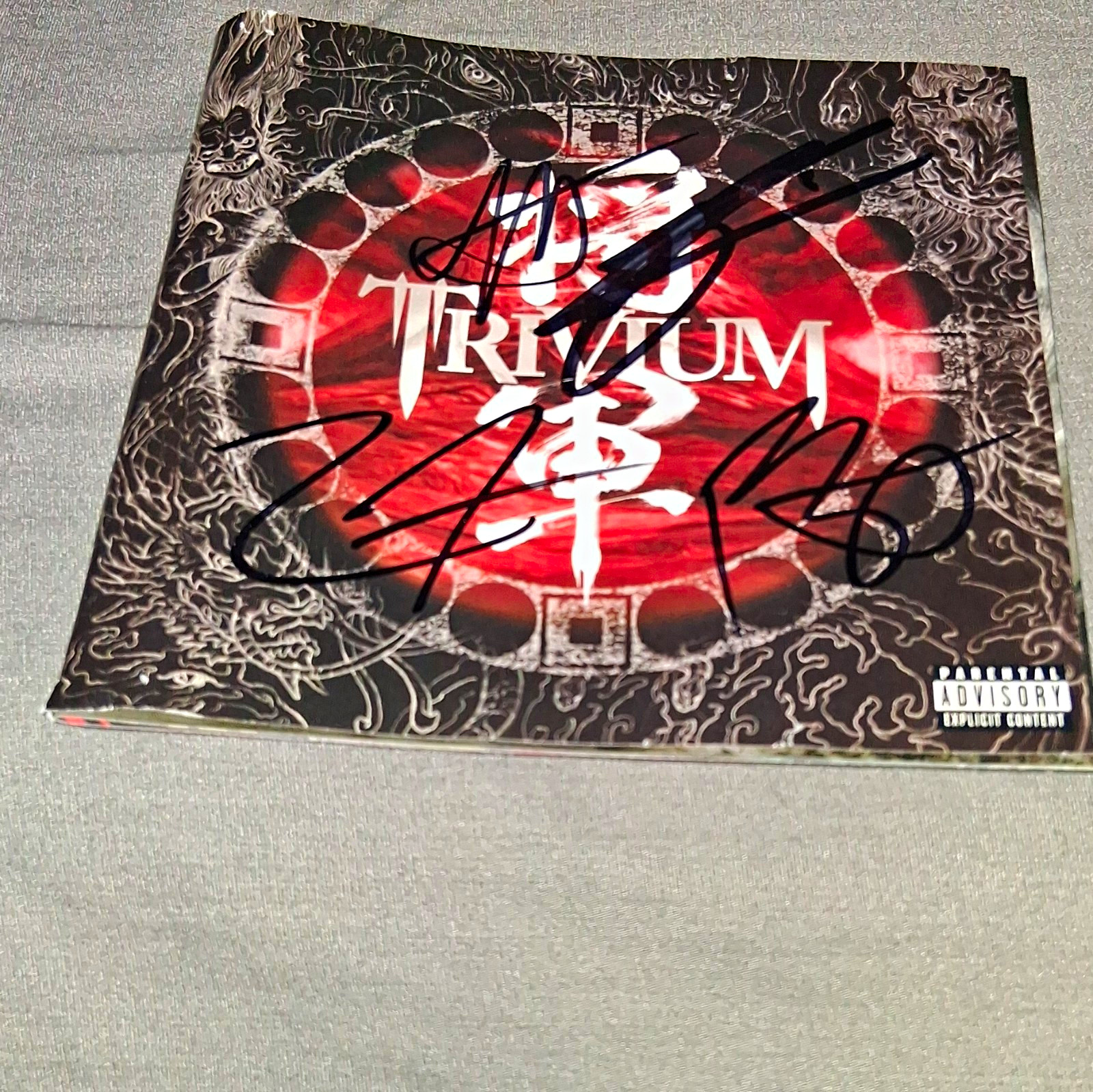Trivium Autographed Shogun CD Insert