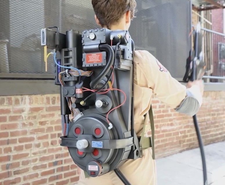 Ghostbusters Proton Pack Costume with Wand /Harness and XS Jumpsuit