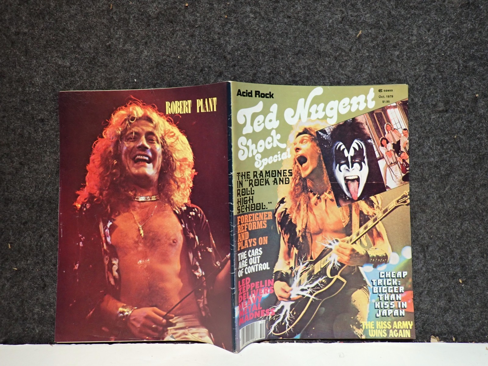 October 1979 Acid Rock Magazine, featuring Ted Nugent SHOCK SPECIAL & KISS COVER