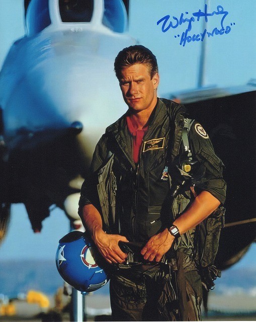 Whip Hubley Hand Signed 8 x 10 Photo Autograph Top Gun