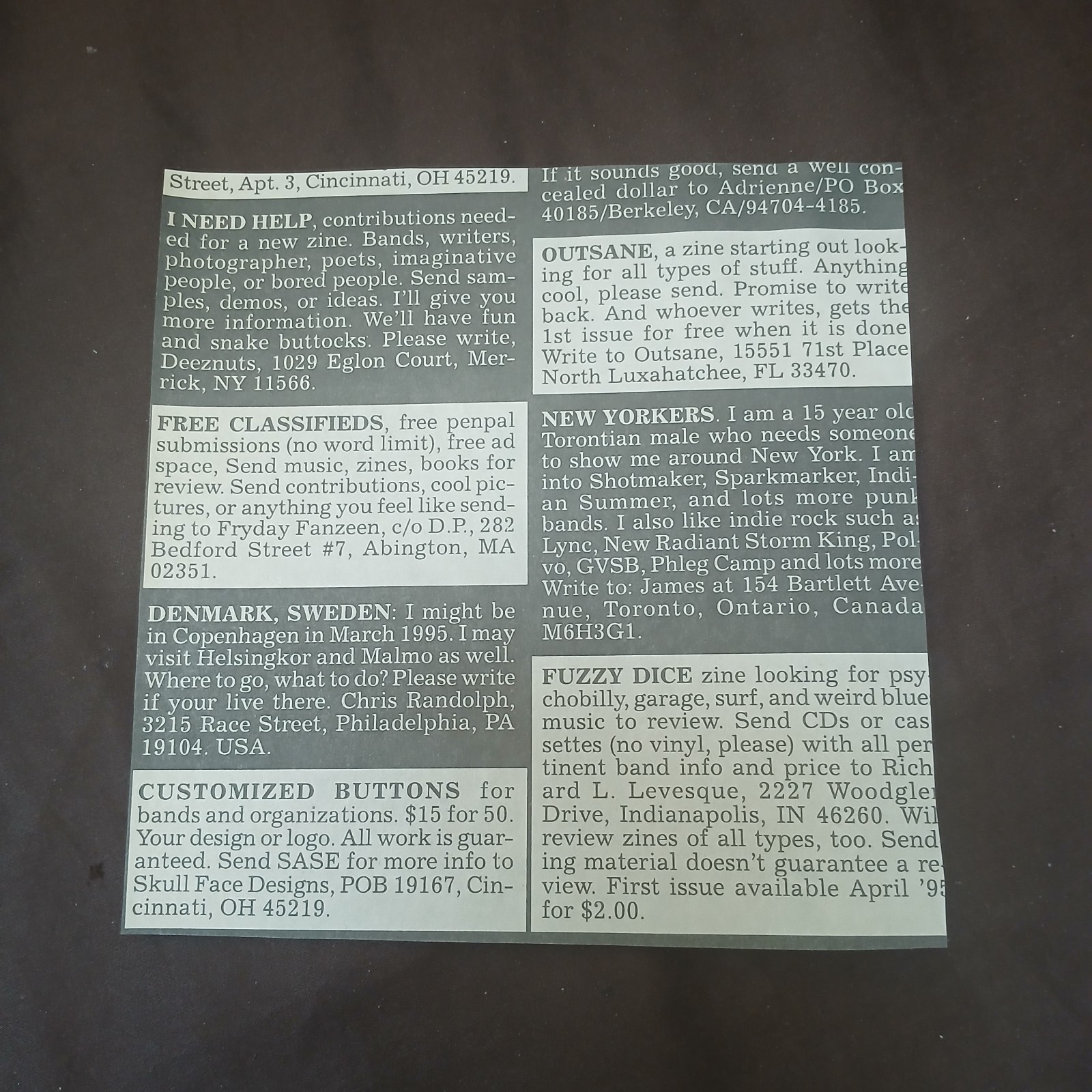 Estrus Records Flyer Ad Promo 90s Garage Punk Makers Mono Men Phantom Surfers