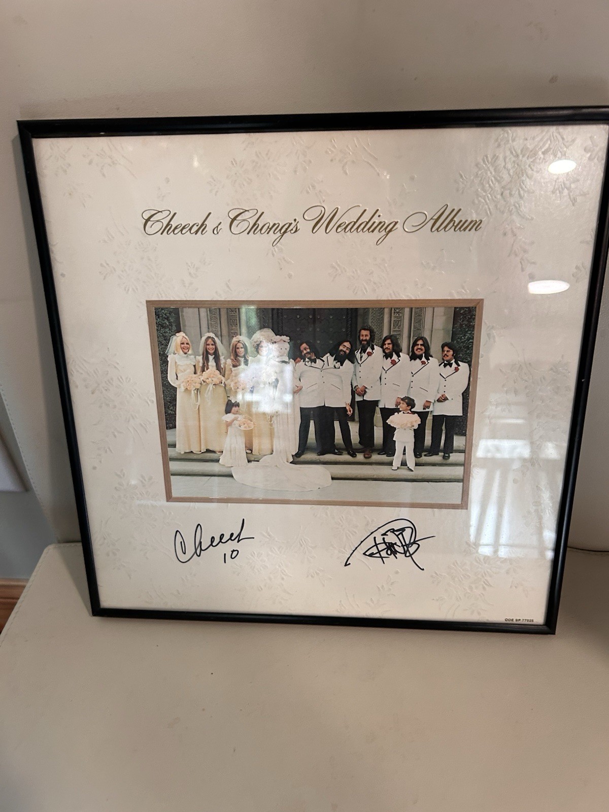 Cheech Marin Tommy Chong Signed Wedding Album Vinyl LP Record Comedy autographed