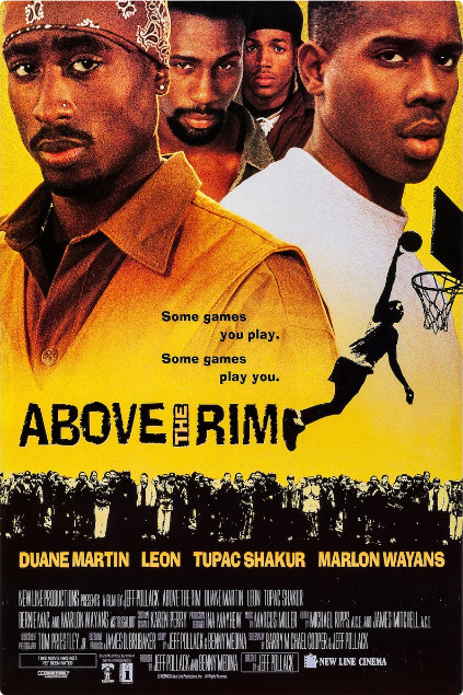 ABOVE THE RIM / Jeff Pollack 1993 Screenplay, Tupac Shakur basketball film, 2Pac
