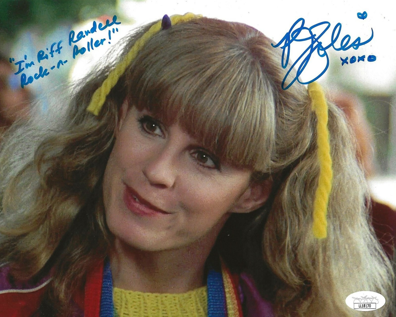 P. J. Soles signed Rock ‘n’ Roll High School 8×10 photo Riff Randall JSA