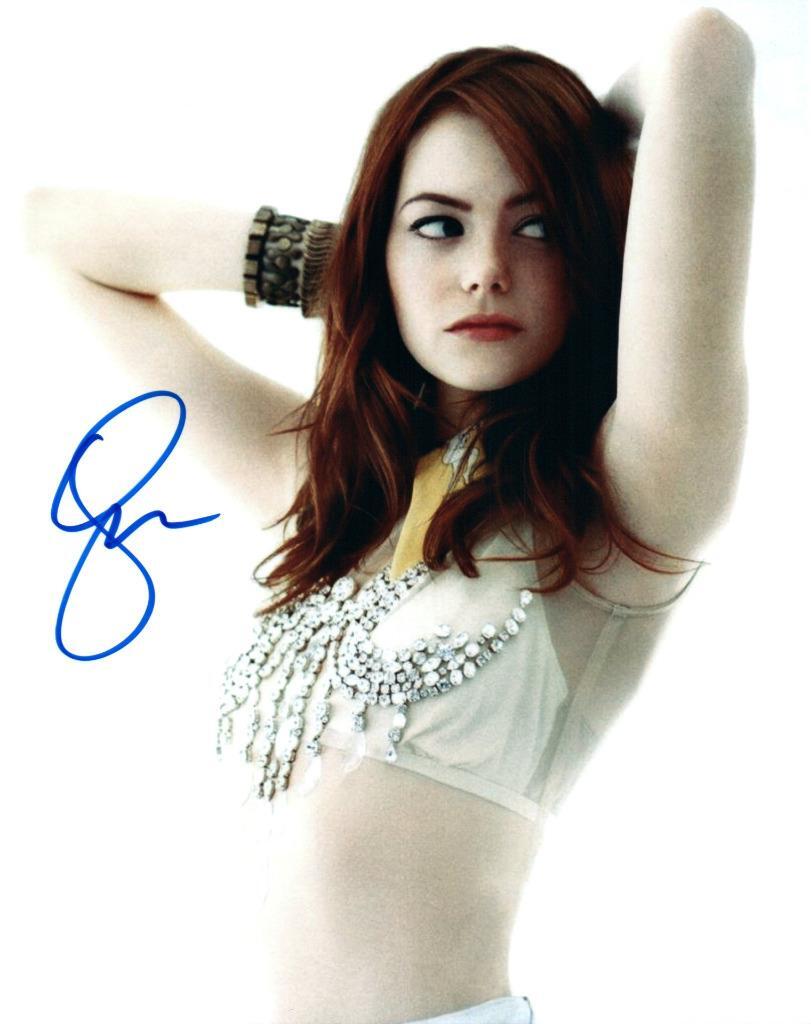 Emma Stone autographed 8×10 Picture signed Photo and COA