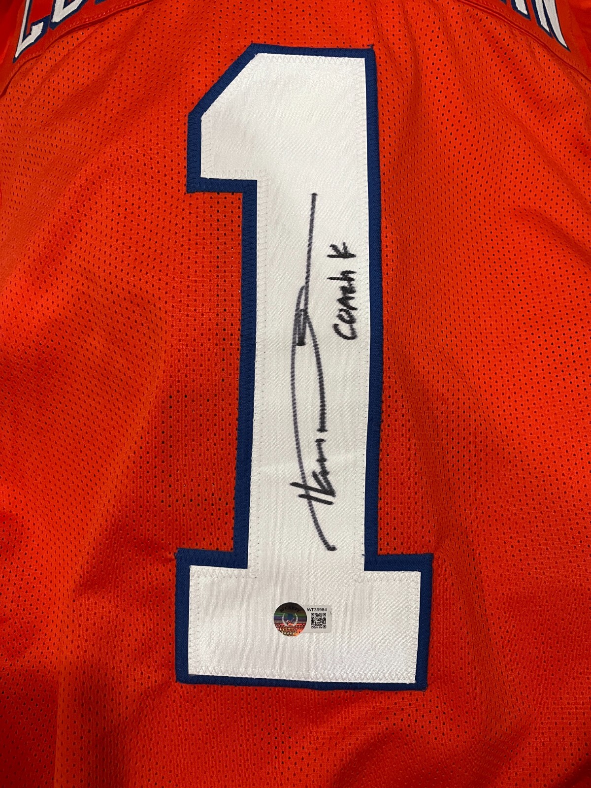 HENRY WINKLER HAND SIGNED COACH KLEIN WATERBOY JERSEY. BAS COA. – HAPPY DAYS
