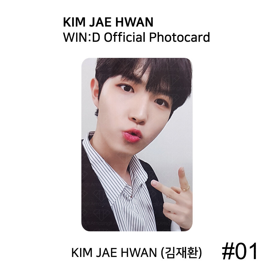 Kim Jae Hwan From WANNA ONE – Fan Club WIN:D Official Photocard