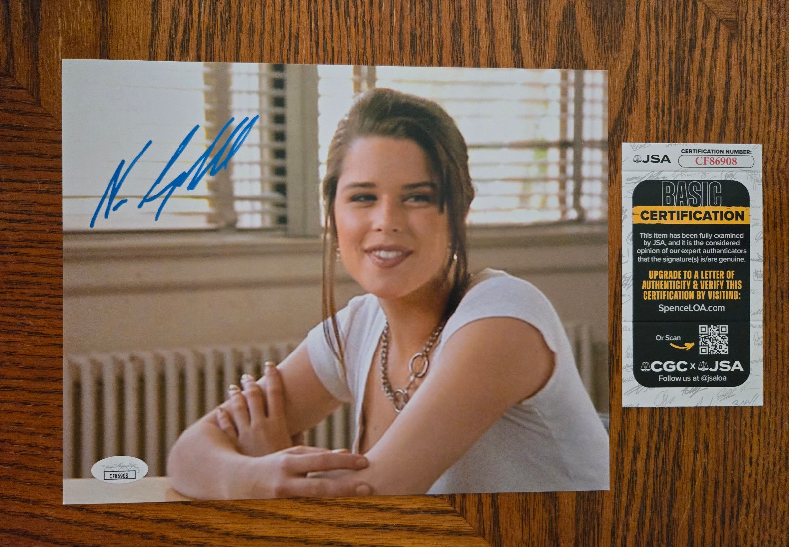 Neve Campbell Signed “The Craft” 8×10 (JSA COA)