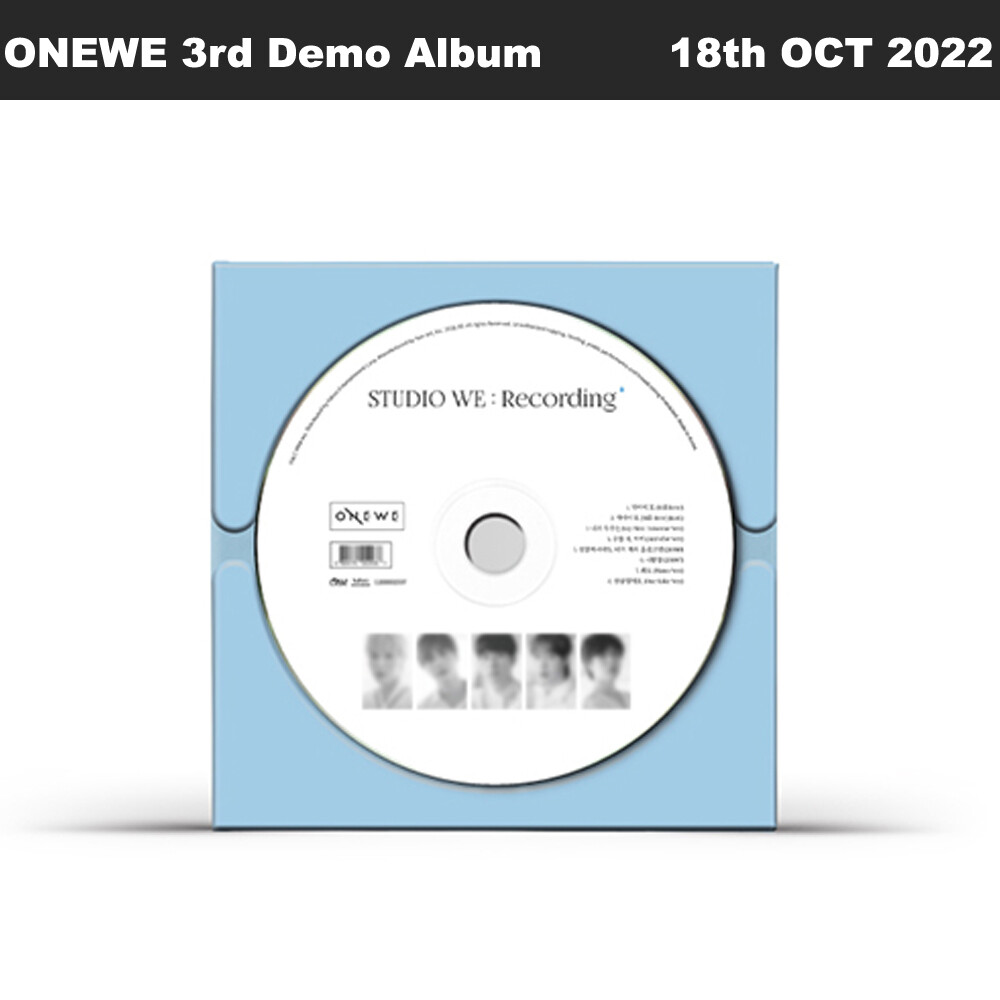 ONEWE STUDIO WE:Record #3 3rd Demo Album CD+Photobook+Photocard+Etc+Tracking#