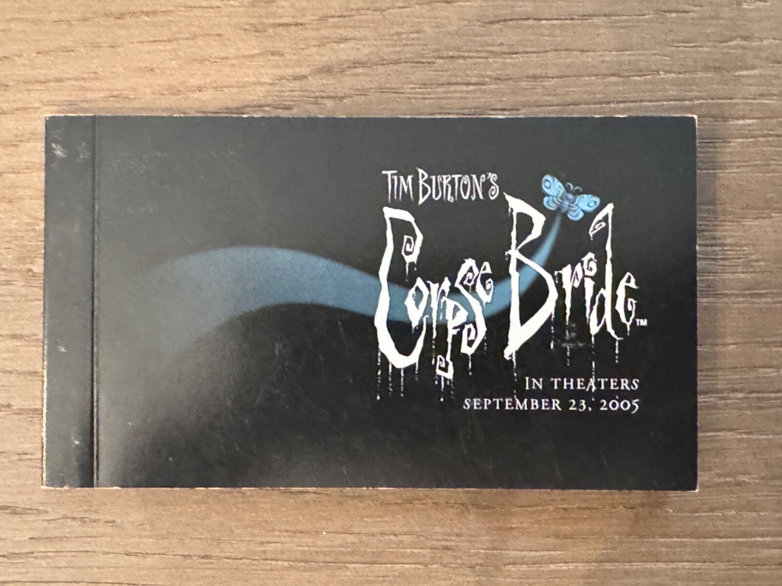 Tim Burton’s Corpse Bride 2005 Animated Flip Book Johnny Depp USED