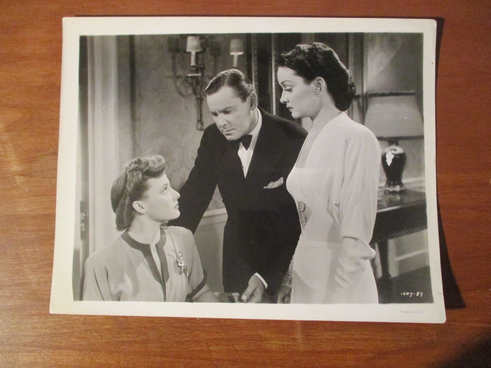 KATHLEEN ORIGINAL 1941 BW MOVIE STILL LARAINE DAY, MARSHALL, PATRICK EX