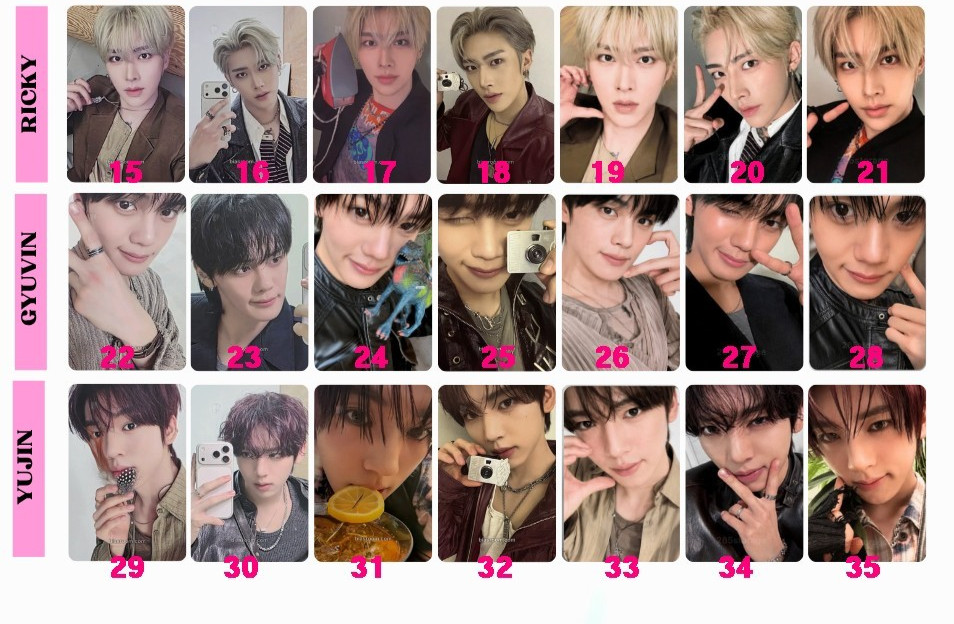 AND2BLE – Sequence 01: Curiosity Official Photocard KPOP HAO RICKY YUJIN 앤더블