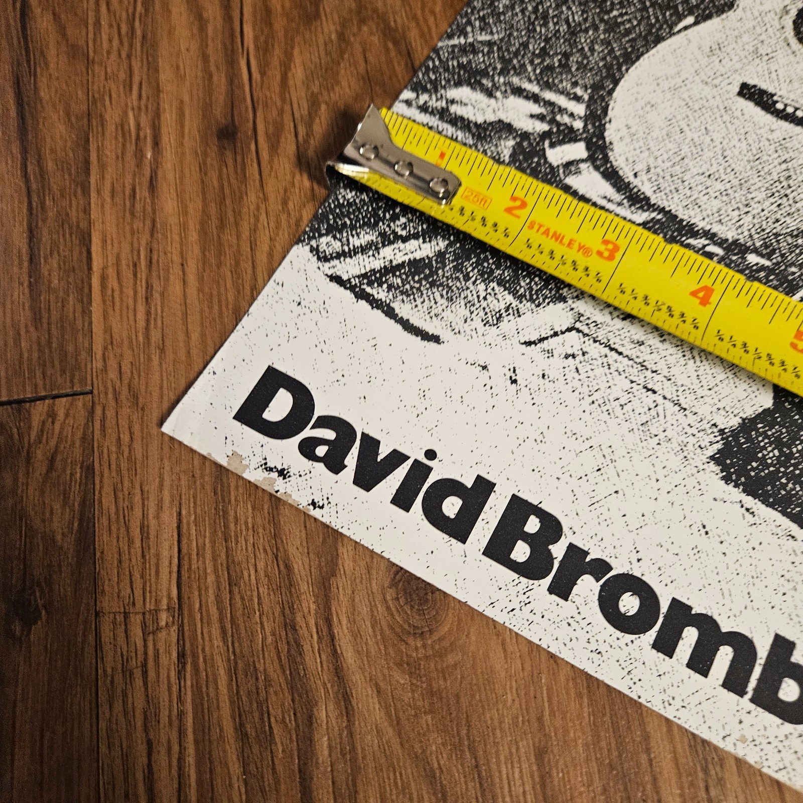 David Bromberg 28×20 Vintage Black & White Flat Poster Columbia Original 70s