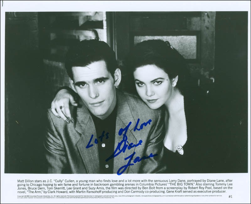 DIANE LANE – AUTOGRAPHED SIGNED PHOTOGRAPH