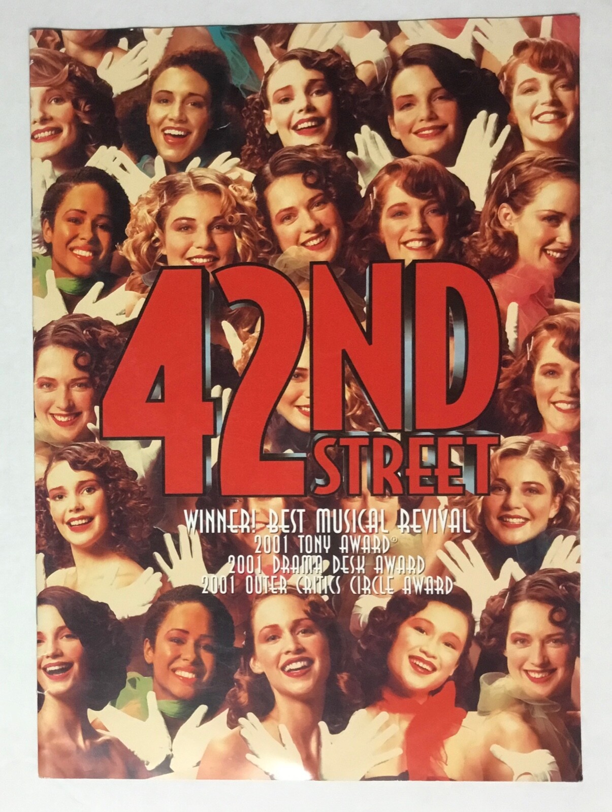 Program 42nd Street Musical 2001 GOOD condition FREE SHIP