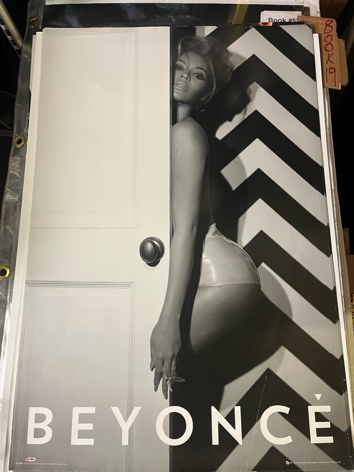 Beyoncé Black & White Door Poster 36×24 Licensed GB Eye Parkwood Music