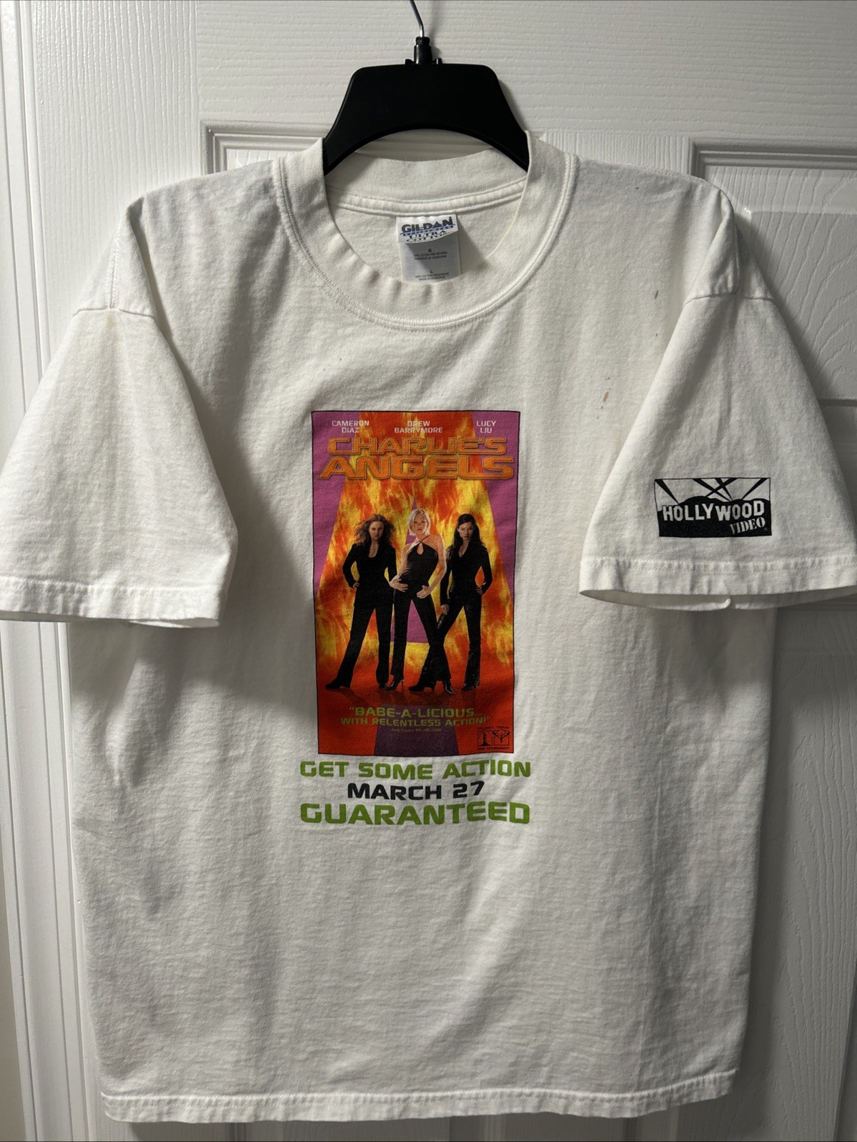Charlie’s Angels Rare 2000 Movie Promo T-Shirt