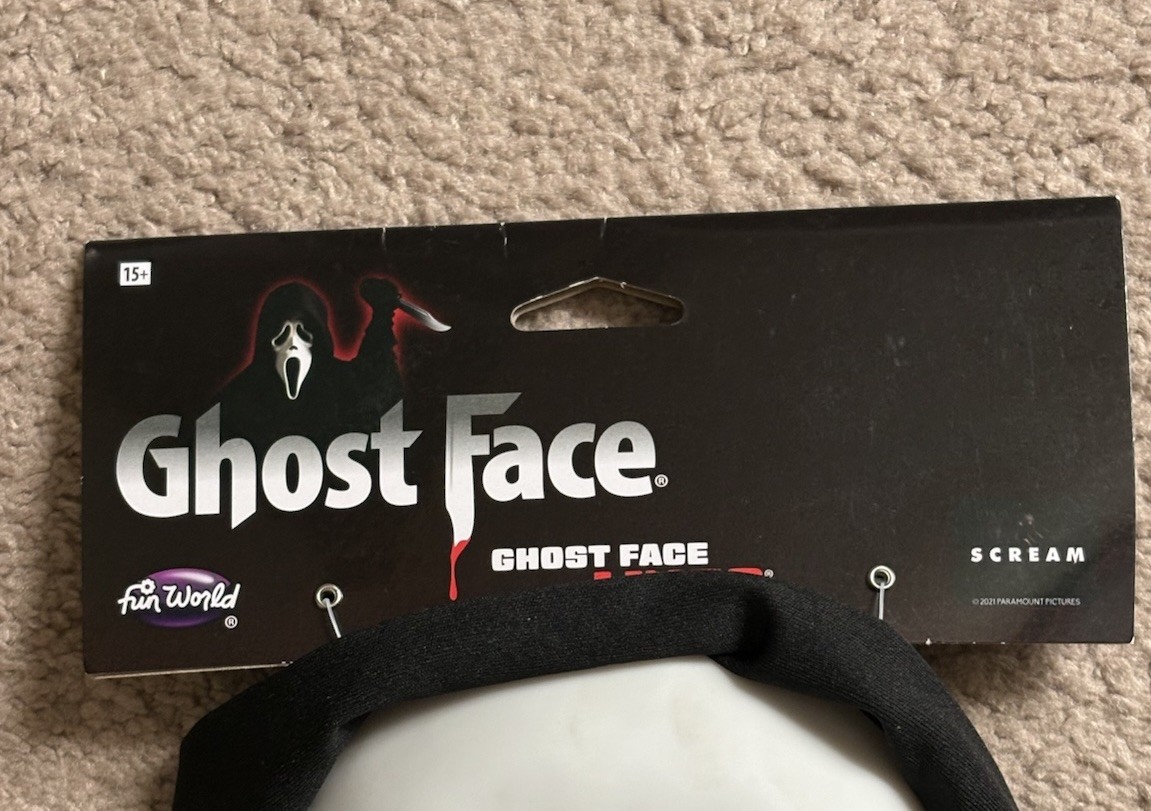 David Arquette Signed Autographed Ghost Face Mask Scream Dewey JSA WITNESS COA!