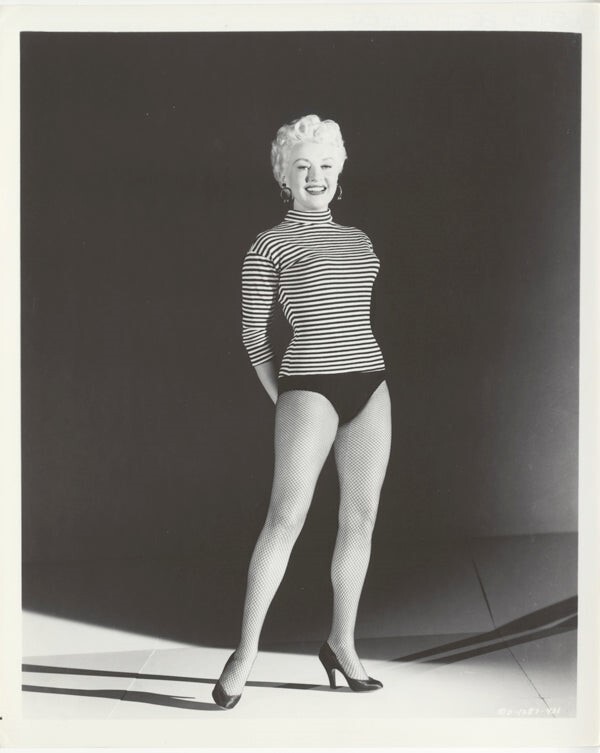 Betty Grable Leggy Pin Up Vintage 8×10 Silver Gelatin Photograh from negative