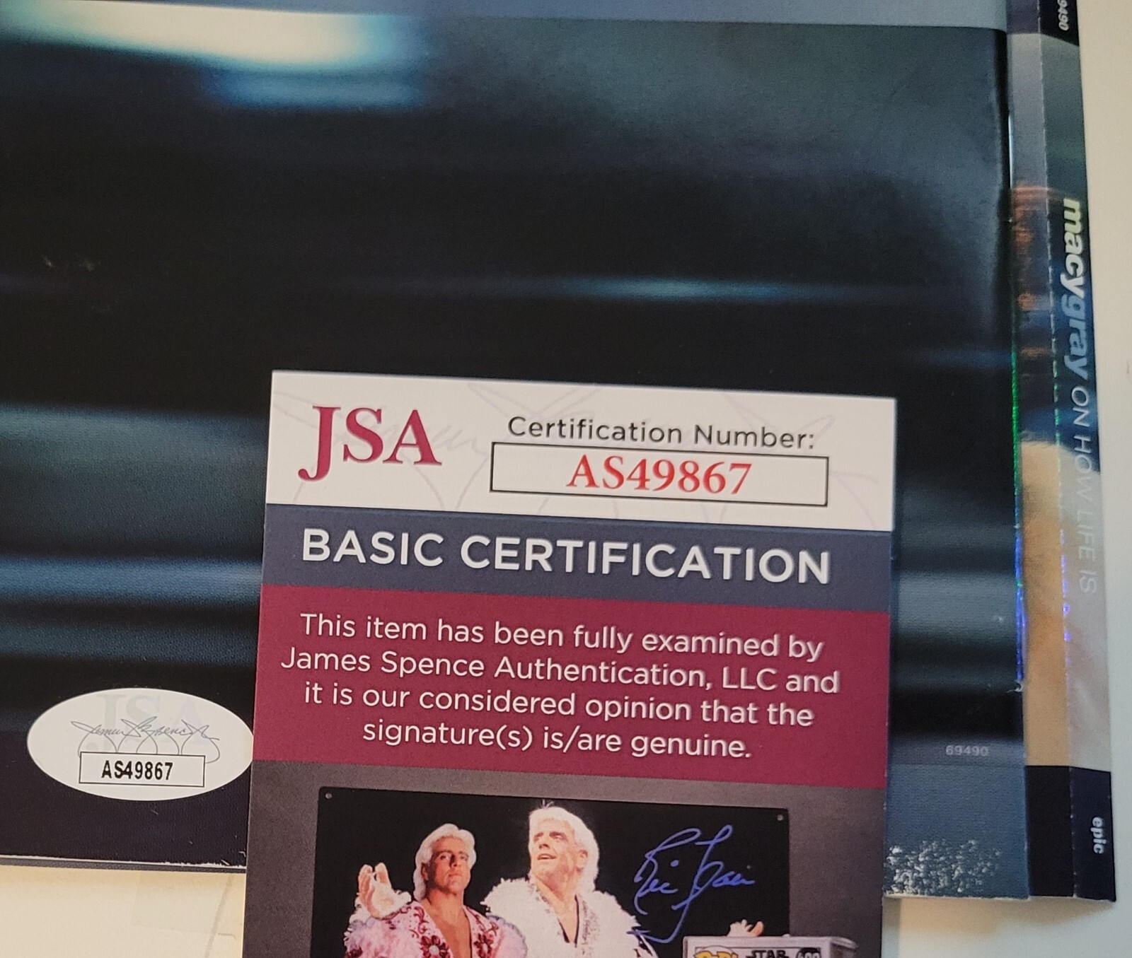 MACY GRAY CD DISPLAY JSA COA MAC SIGNED MUSIC SINGER AUTOGRAPHED ON HOW LIFE IS