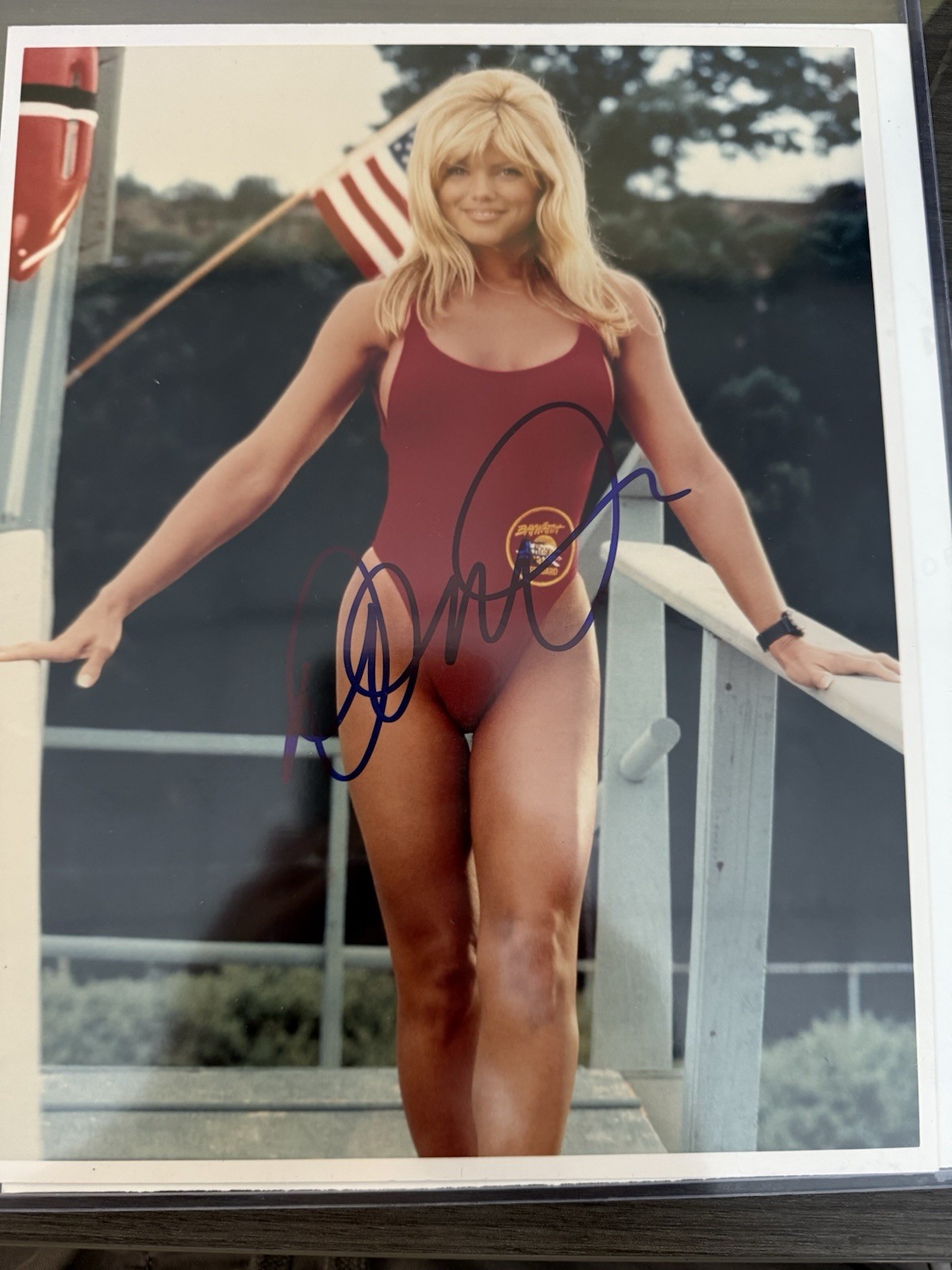 DONNA DE’RRICO HAND SIGNED IN PERSON 8×10 AUTOGRAPHED BAY WATCH RARE W/COA