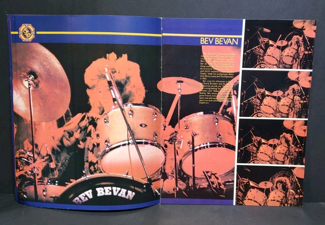 1978 ELECTRIC LIGHT ORCHESTRA – E.L.O. – Concert Tour Program – Fort Worth, TX