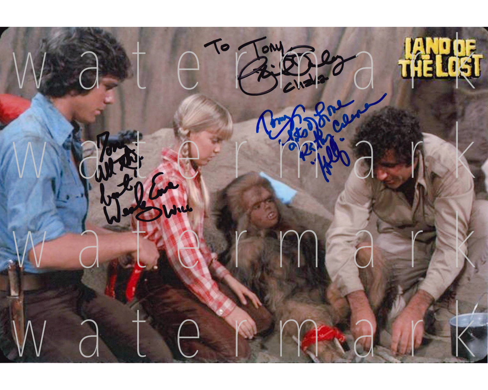Land of the Lost signed 8X10 inch photo picture poster wall art autograph RP
