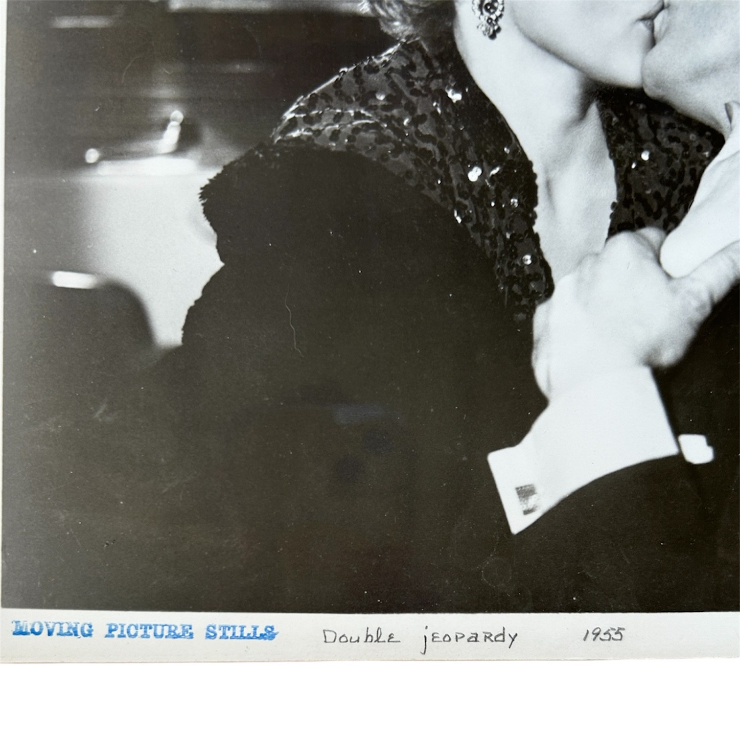 Original 1955 Double Jeopardy Gale Robbins & Jack Kelly 8×10 B&W Press Photo