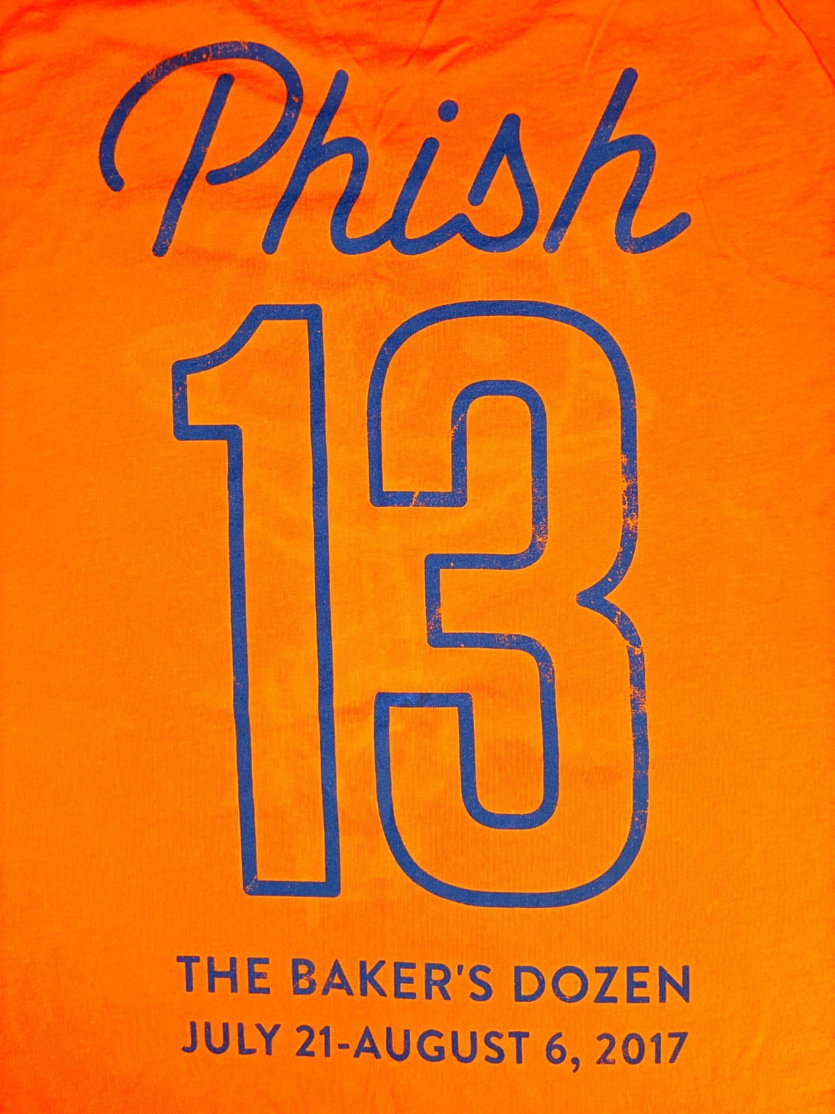 Phish 2017 Baker’s Dozen Madison Square Garden CONCERT T-SHIRT Size Medium