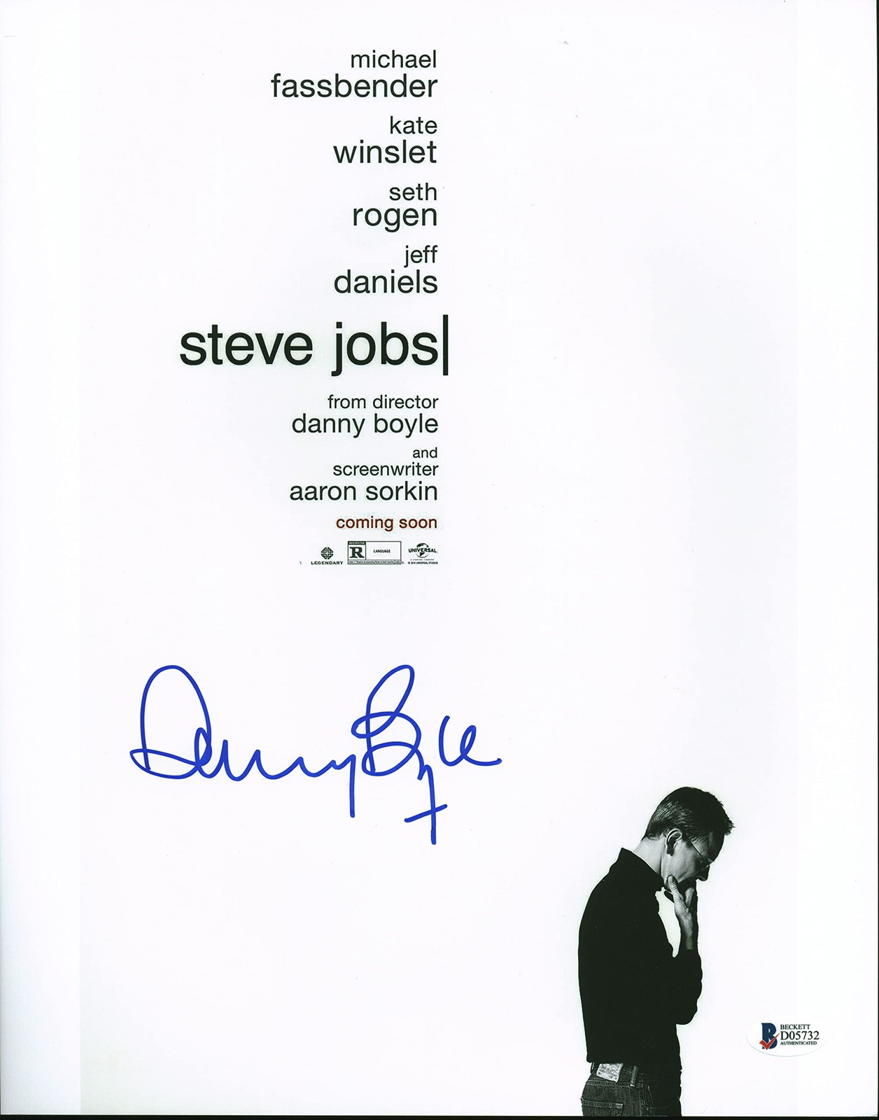Danny Boyle Steve Jobs Authentic Signed 11×14 Photo Autographed BAS #D05732