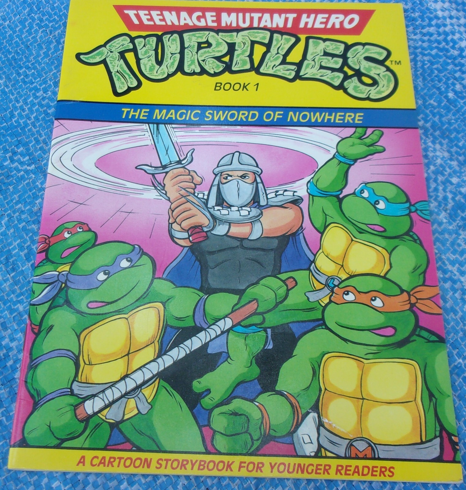Teenage Mutant Hero Turtles Book 1 The Magic Sword Of Nowhere 1990 TMNT Ninja