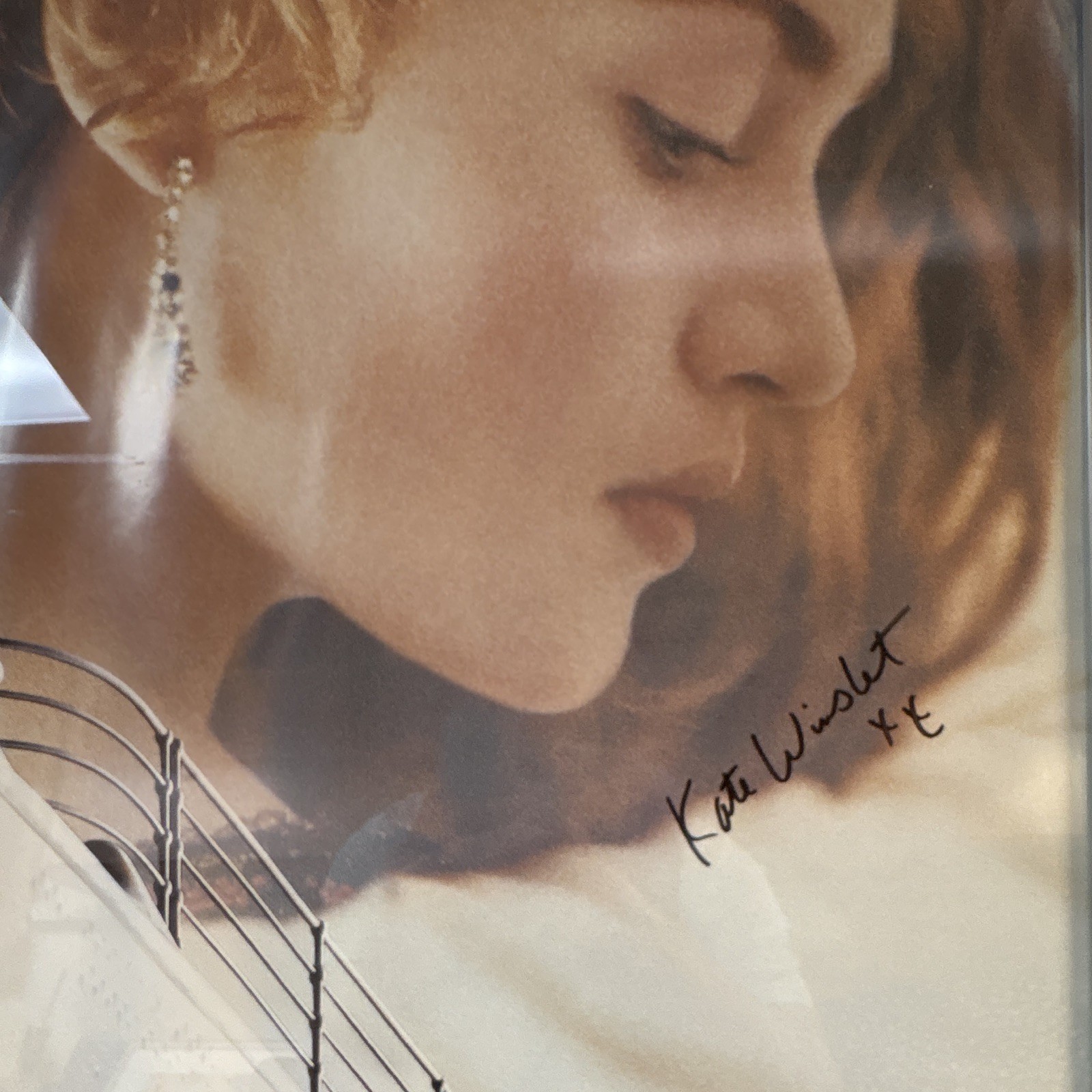 Titanic Poster Signed By Leonardo DiCaprio, Kate Winslet, & James Cameron FRAMED