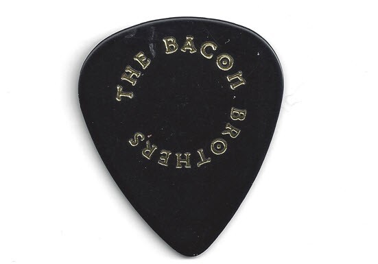 THE BACON BROTHERS KEVIN MICHAEL GUITAR PICK RARE TOUR STAGE PLECTRUM CONCERT 