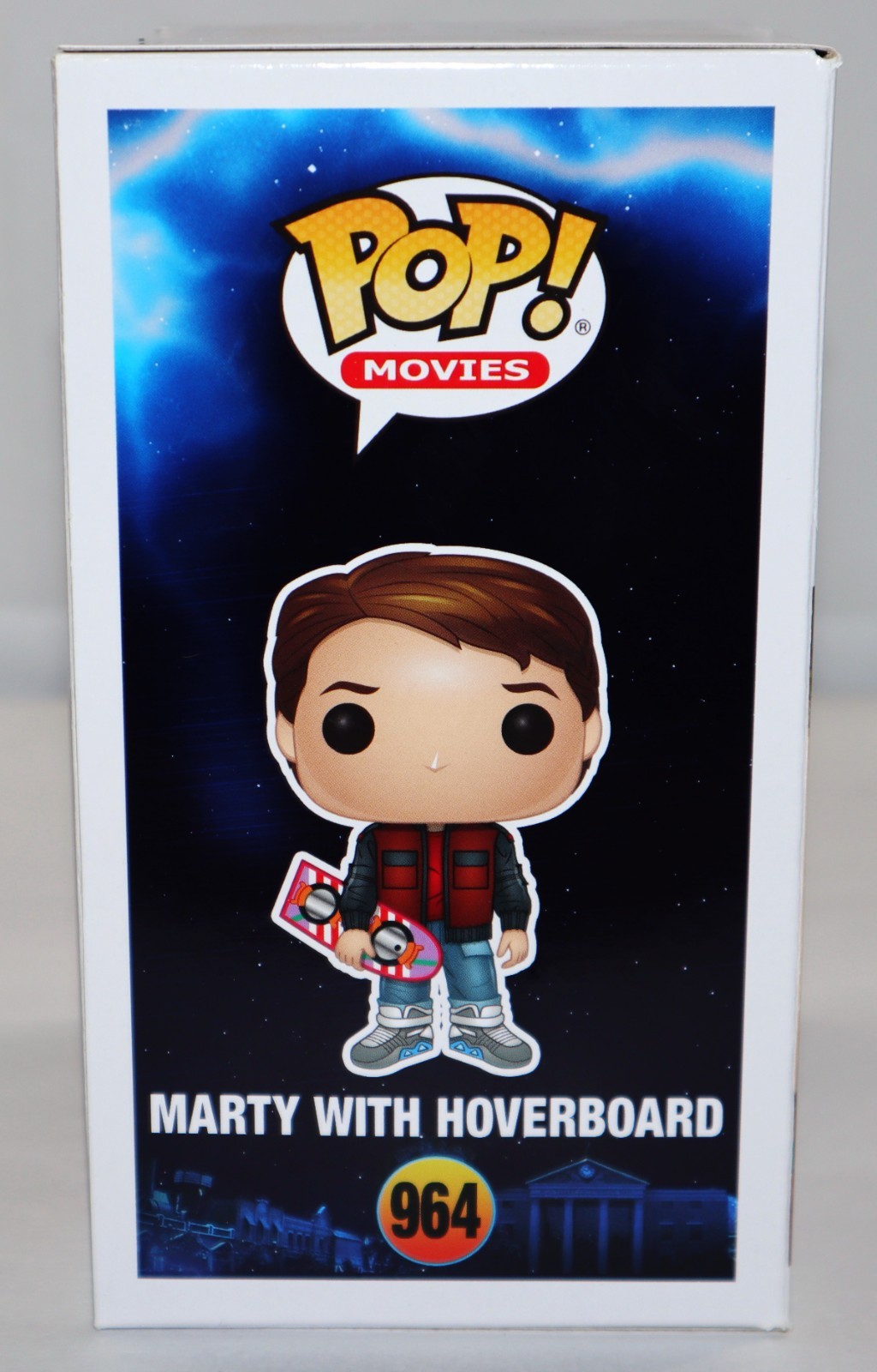Michael J Fox Signed Marty Hoverboard Back To The Future 964 Funko POP Beckett