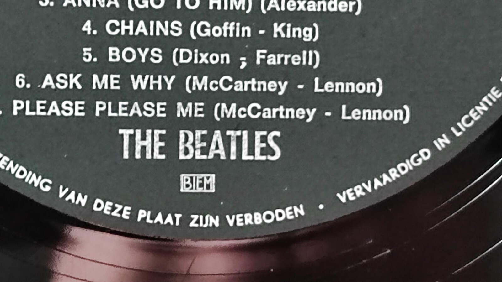 Original Mint 1963 Beatles Please Please Me 5th Dutch Pressing on Parlophone