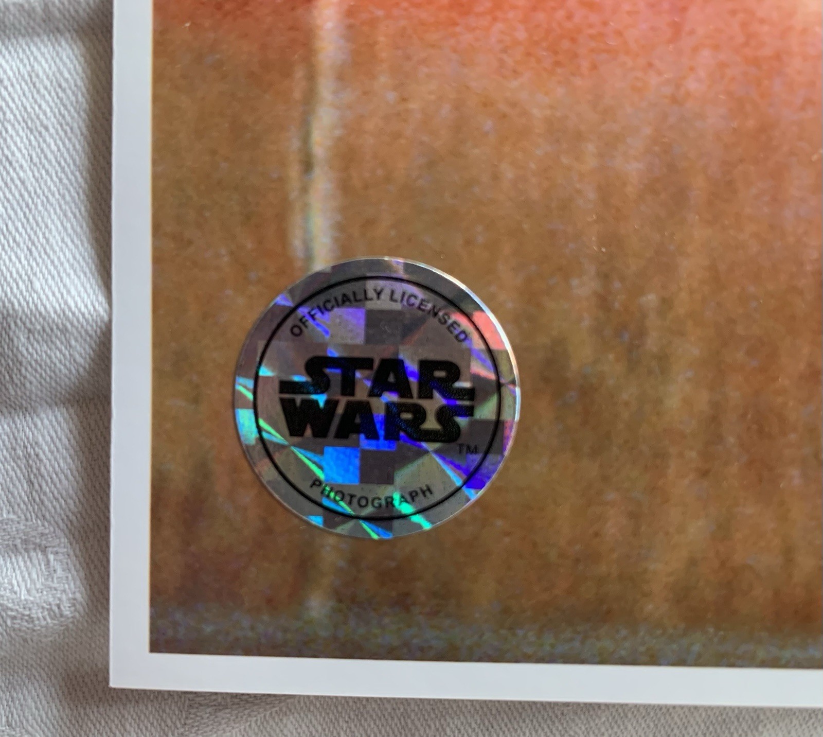 Star Wars Ray Park Signed 8×10 With Official Pix COA and Inscription. Mint