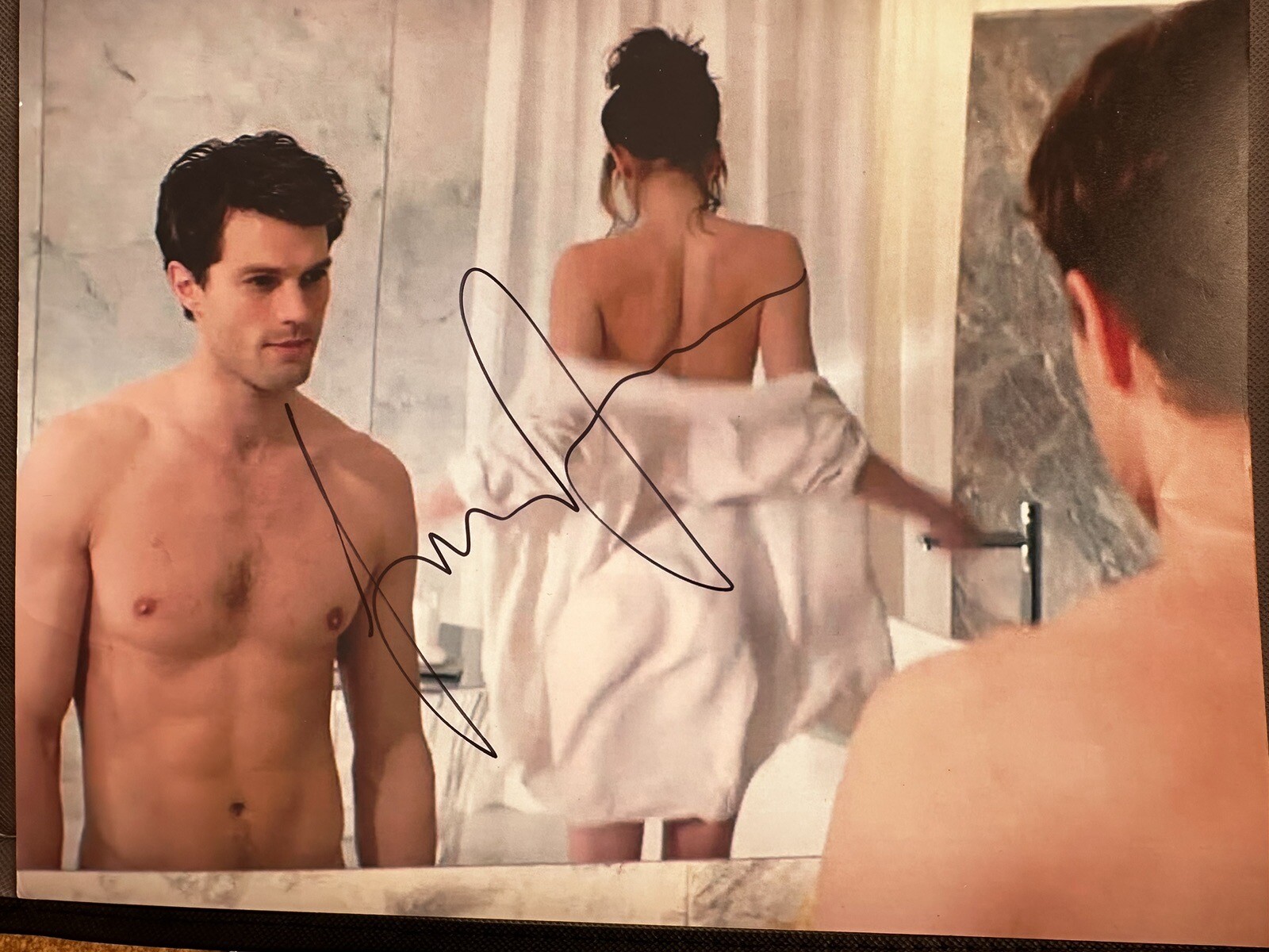 Jamie Dornan Signed Fifty Shades Of Grey 11×14 photo in Person.