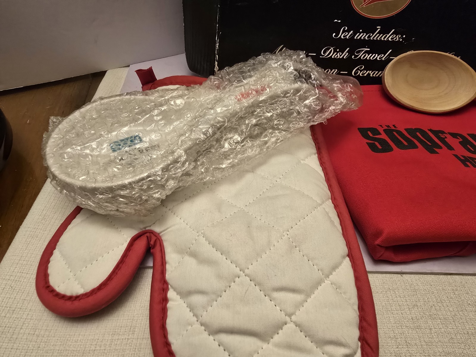 RARE Sopranos Chef Set From Carmela’s Kitchen – 2003 HBO Promotional Item