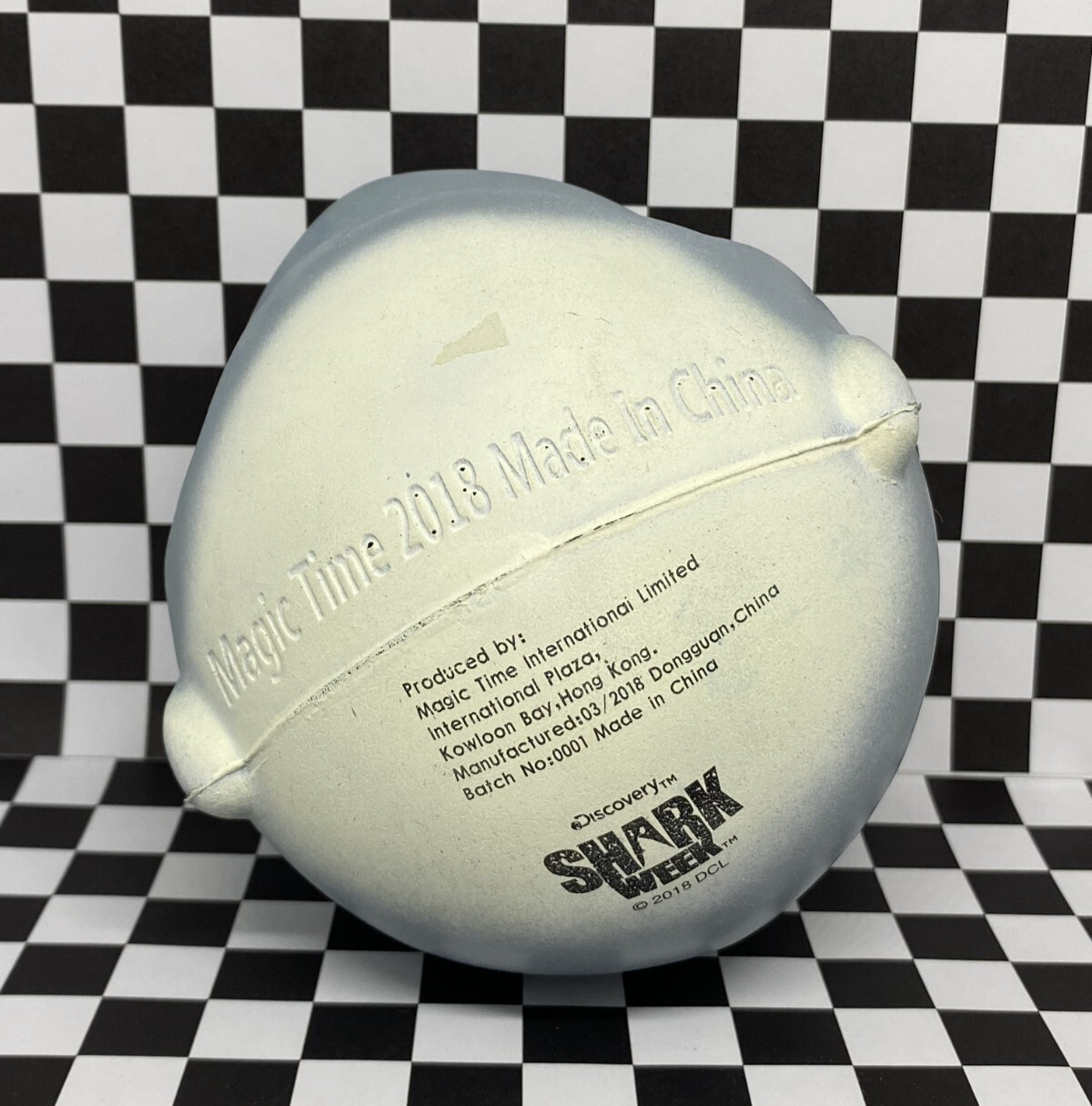 Magic Time Discovery Shark Week 2018 Gray Shark Foam Ball Toy