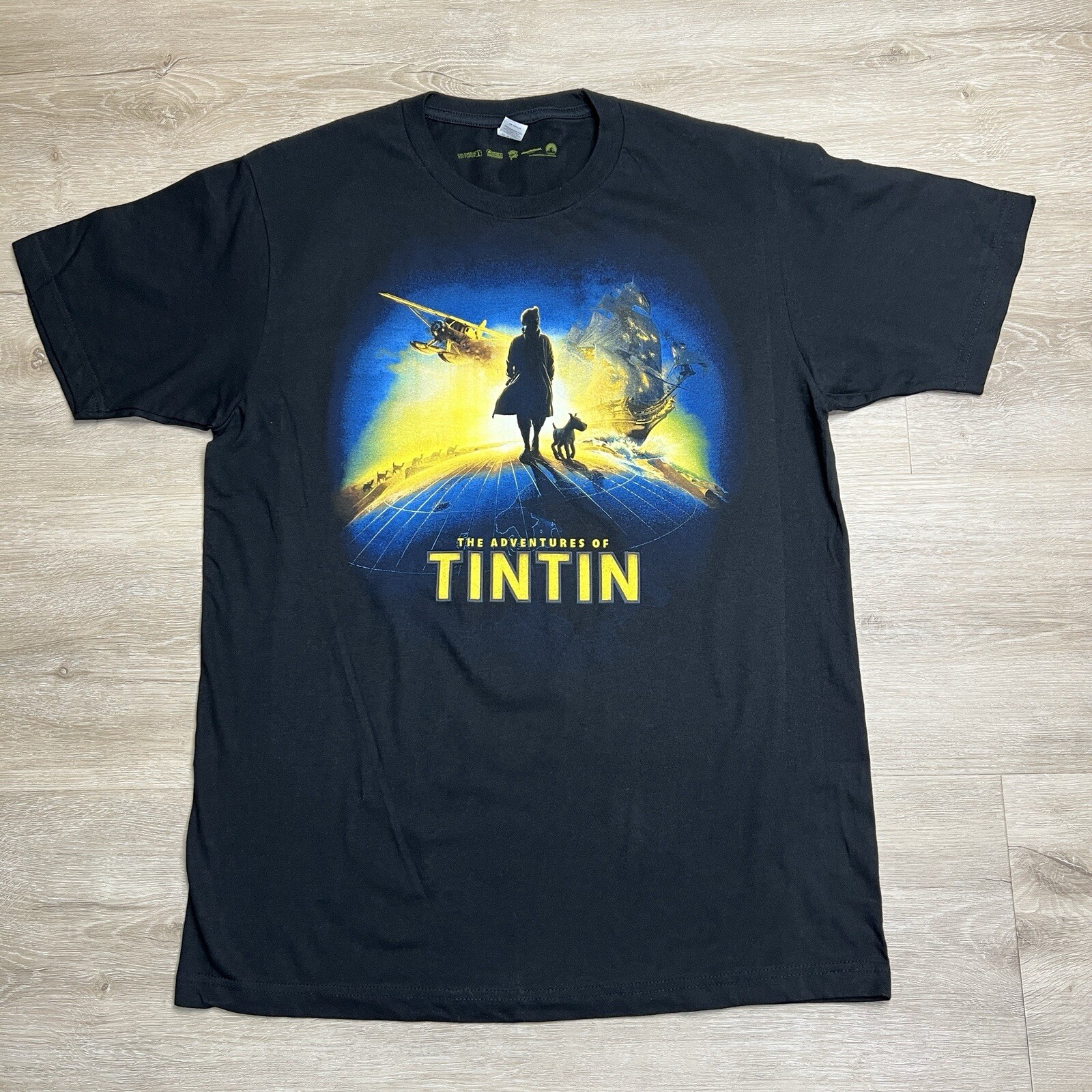 The Adventures Of Rin Tin Tin Movie Promo Graphic Tshirt Mens Size Medium