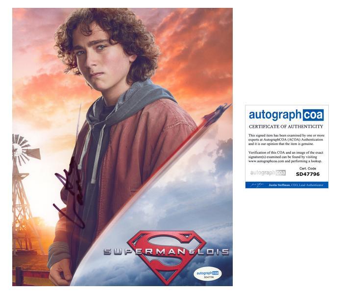Alex Garfin “Superman & Lois” AUTOGRAPH Signed ‘Jordan Kent’ 8×10 Photo ACOA