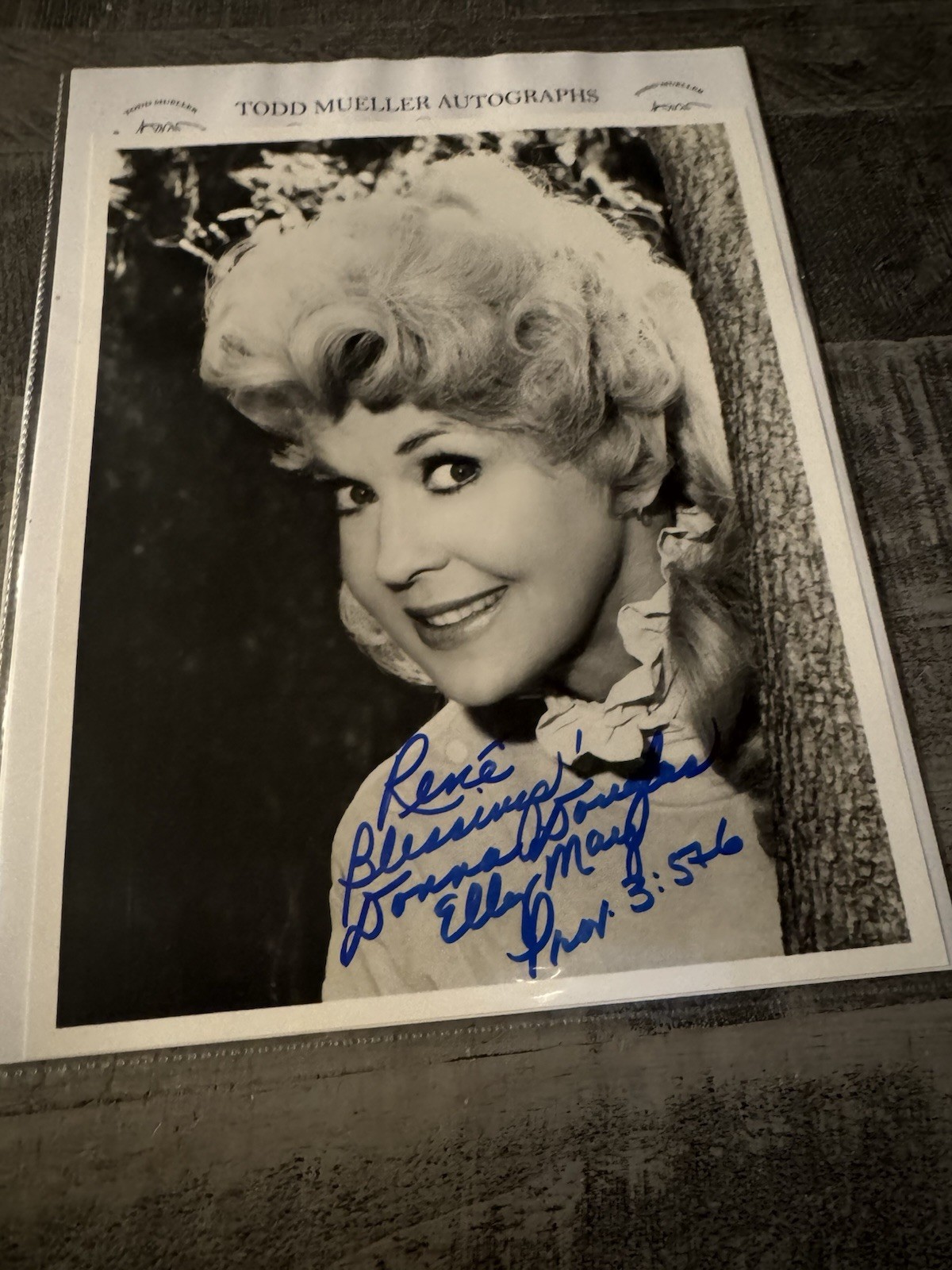Donna Douglas Signed 8×10 photo with Dual COAs Beverly Hillbillies Star actress
