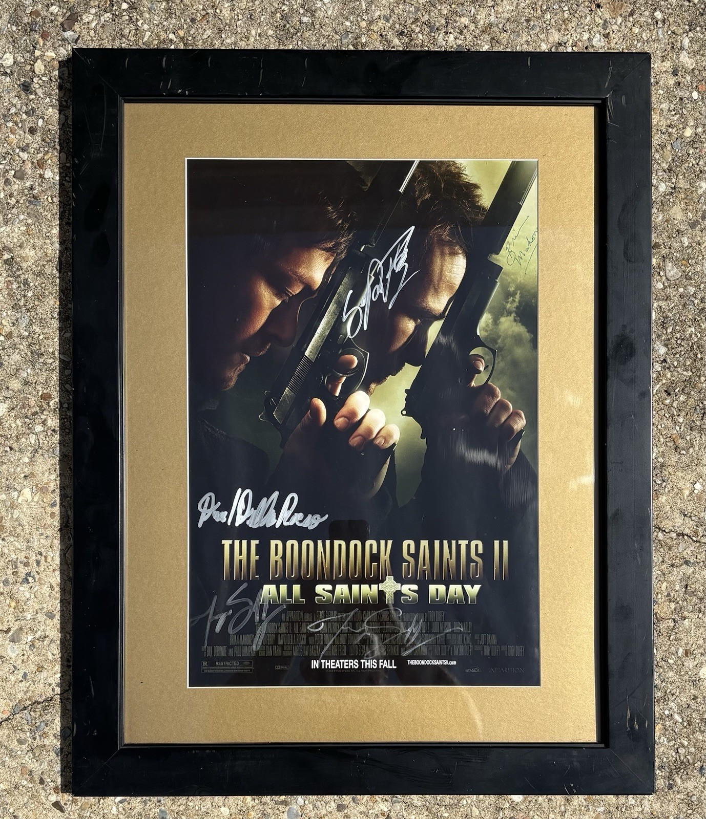 Boondock Saints II Signed Framed Poster Reedus Flanery Duffy Della Rocco Mahoney