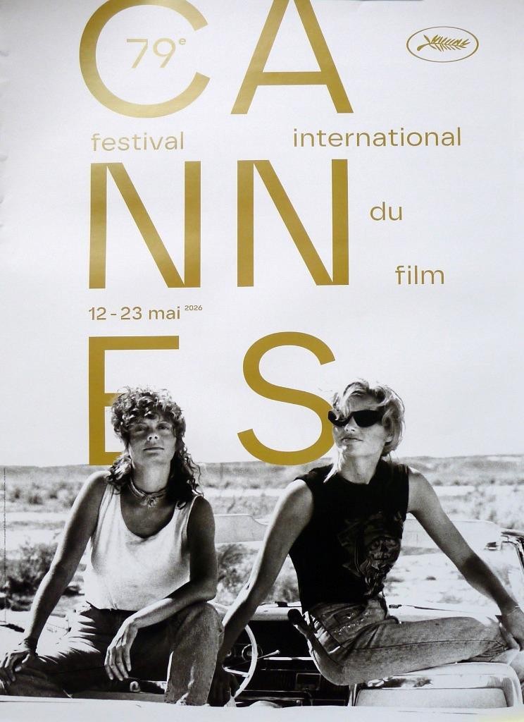 CANNES 2026 FILM FESTIVAL – THELMA & LOUISE -ORIGINAL LARGE ROLLED FRENCH POSTER