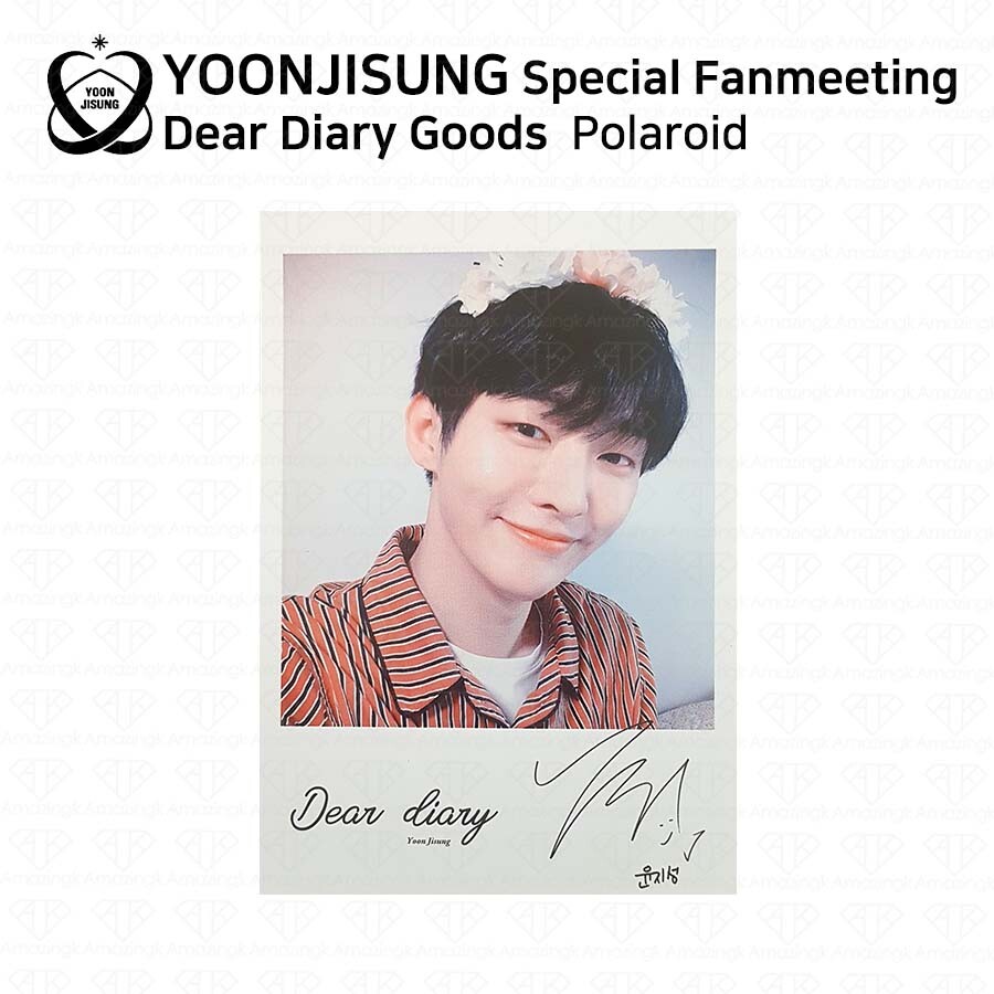 Yoon Jisung Special Fanmeeting Dear Diary Photocard Polaroid KPOP K-POP