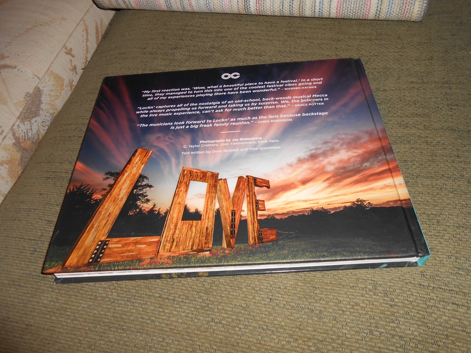 Lockn’ Interlocking Music Festival 2013-2014 Book Widespread Panic Pre Owned