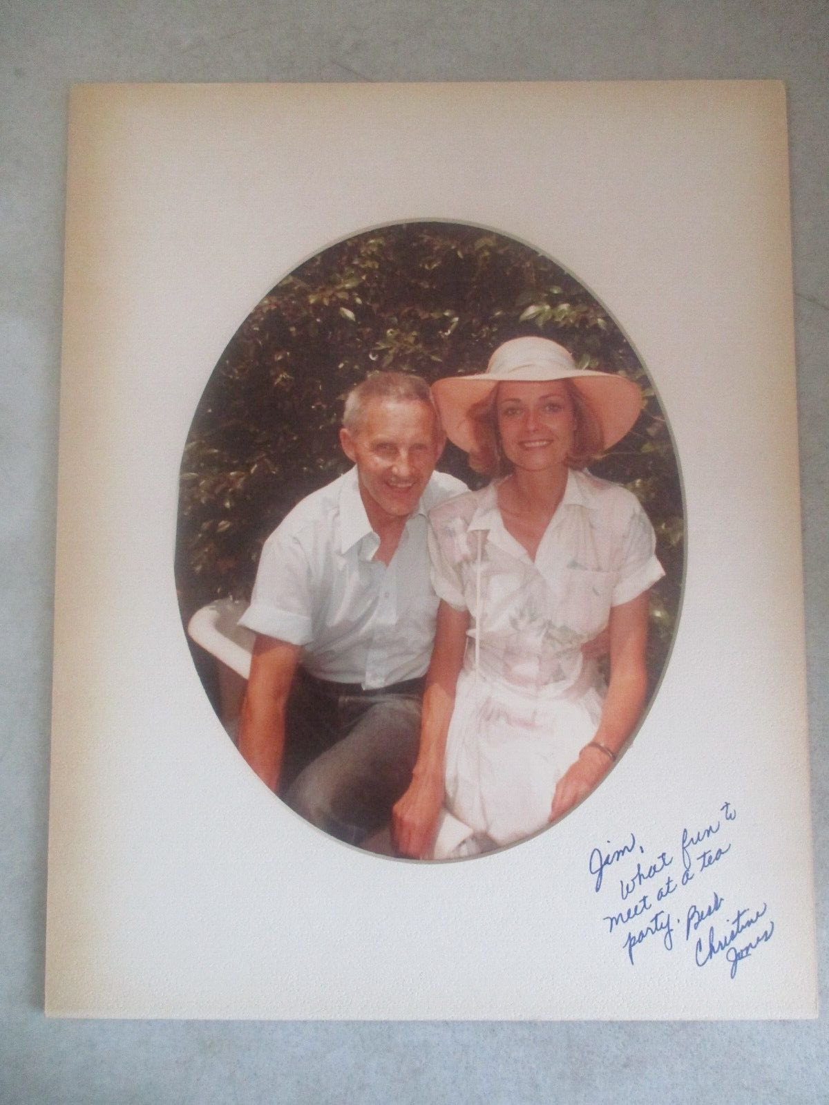 CHRISTINE JONES ANOTHER WORLD AUTOGRAPH SIGNED SOAP OPERA