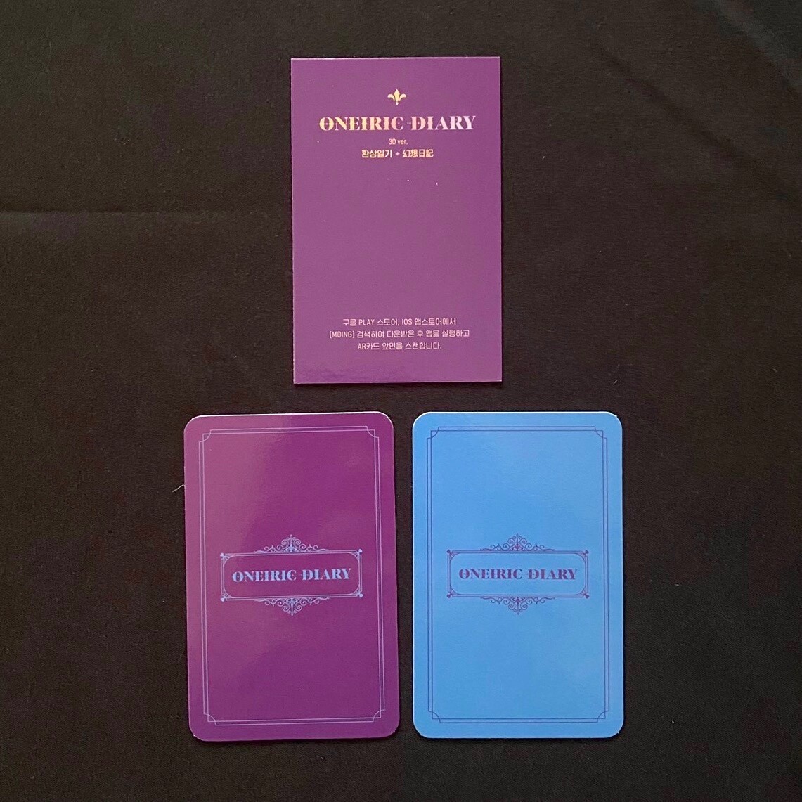 iz*one oneiric diary 3 ver. with Photo cards Yujin complete set IZONE IVE
