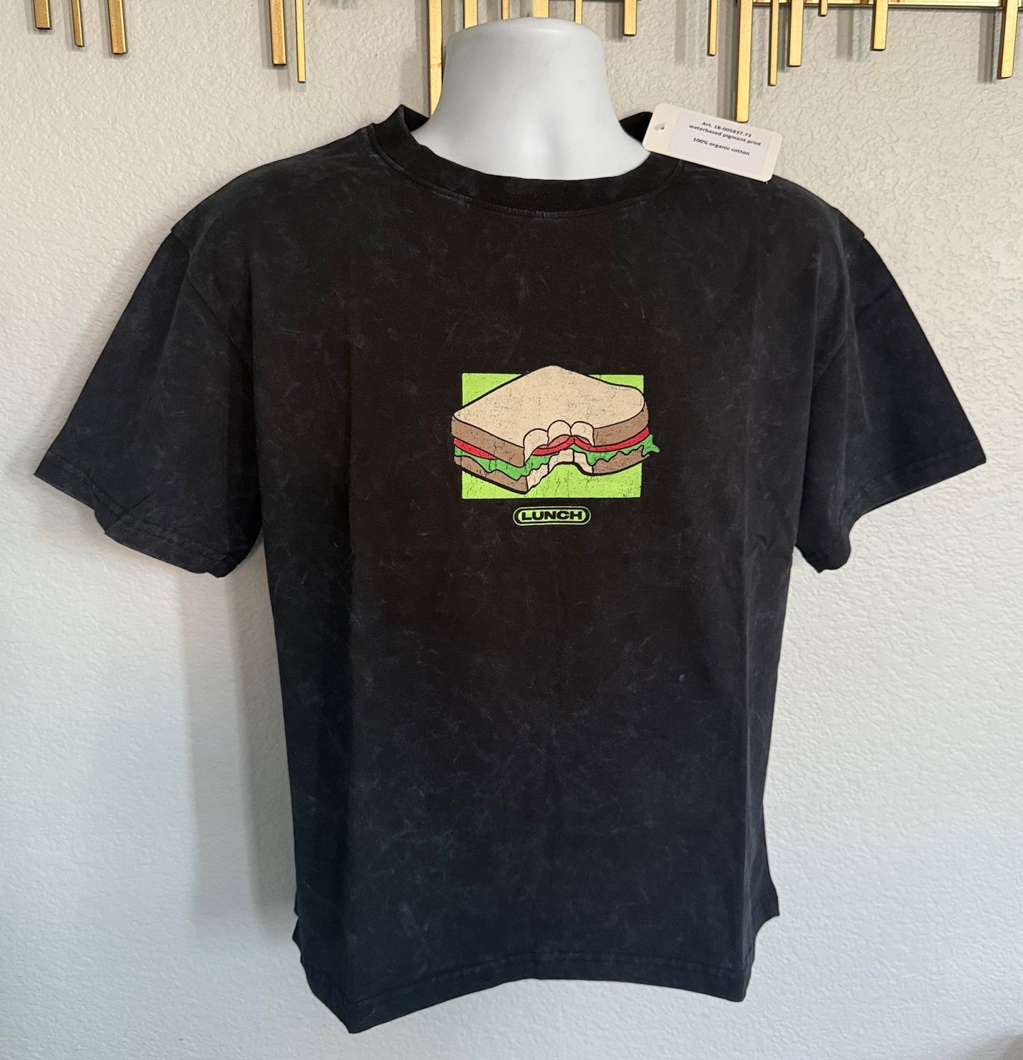 Billie Eilish T-SHIRT Tour *Rare* Prototype/Sample LUNCH blk Women’s L/men Med